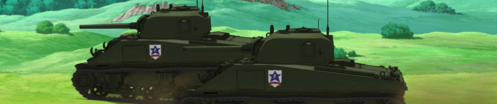 Fushou Akiyama Yukari no Sensha Kouza: M4 Sherman in Girls und Panzer